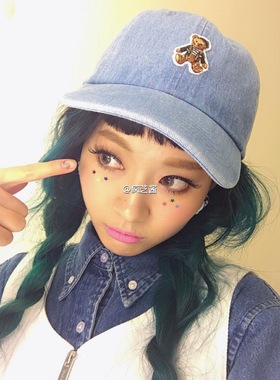 esther kim wego 可爱小兔子爱心鸭舌帽