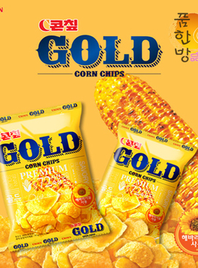 韩国进口食品 膨化零食 可拉奥corn chips 玉米片70g 原味 品韩坊