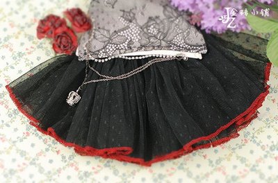 taobao agent 1/3BJD Waste's ultra -panton mini skirt (black/white/gray/powder 4 color).