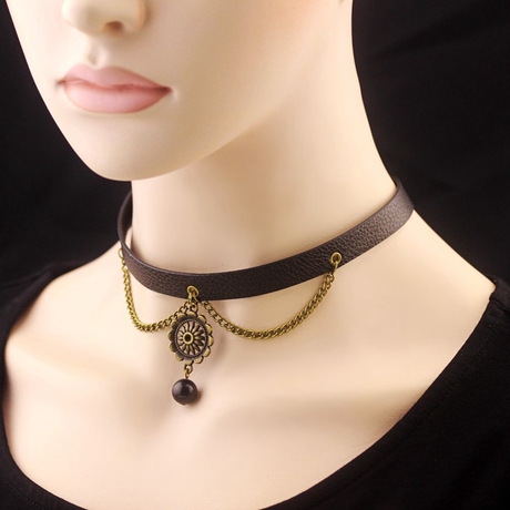 【原宿项圈】_皮质项链图片_皮项圈价格_搭配分享 - 爱逛街手机版