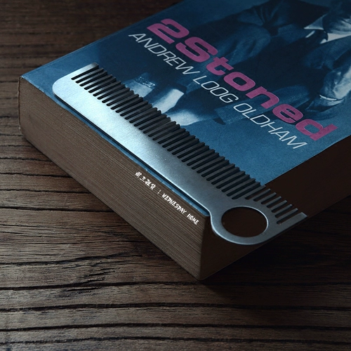 Металлическая дорожная прочная расческа из нержавеющей стали для путешествий