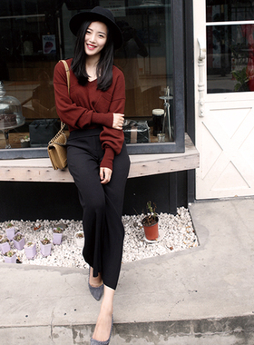 【阔腿裤裙裤】_松紧裙裤图片_松紧阔腿裤裙裤价格_搭配分享 - 爱逛街