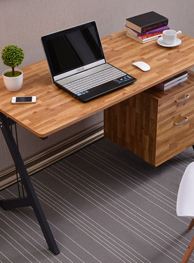 豆角~   发布了  电脑桌书柜组合家用办公桌现代简约书桌写字台简 