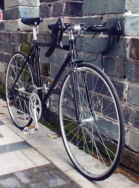 kolor复古变速公路车700c7速14速复古自行车公路自行车男女弯把款