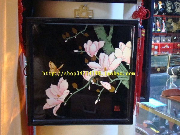 【Hongtai Sheng Lacquerware】 шаньси Пиньяо толчок эмаль Украшение стены площади вешалка Гнома новый Жить подарок