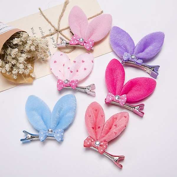 Детский милый аксессуар для волос для принцессы, детская заколка для волос для ушей, японские и корейские