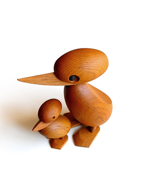 丹麦architectmade 纯手工木质摆件 木质小鸟birds 多种款式