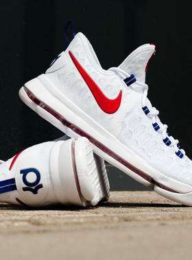 nike 杜兰特9代 kd9金牌 美国队独立日黑武士 彩虹黑白酷灰844382