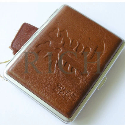 Подарки на День отца Двойной подарок двойной пистолет 306#Дракон персонаж 16 Кожаный табачный коробка 1105032