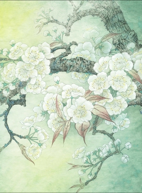 发布了  李晓明 花鸟作品大图 (16)40x40cm画芯仿真 梅花装饰画 挂