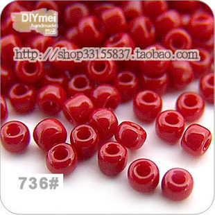 [736#] 2mm opaque general series | MGB rice bead 10g | Imported rice beads | Handmade