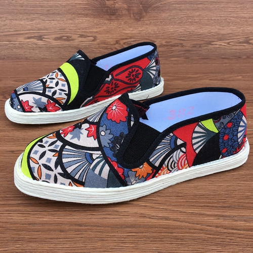 Дышащая обувь, туфли, китайский стиль, для среднего возраста