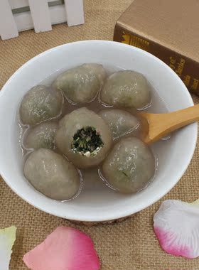 周东阳冻品批发 湾仔码头紫薯汤圆速冻水晶元宵 藕粉汤圆300g20只