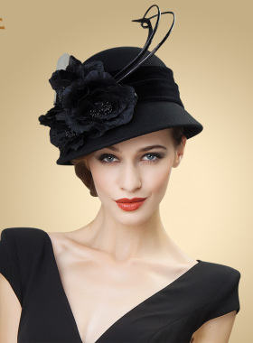 【时尚秋冬女帽】_女士礼帽图片_时尚女帽价格_搭配分享 - 爱逛街