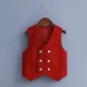 Бордовый жилет