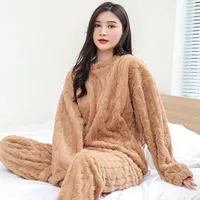 Кофейный флисовый комплект