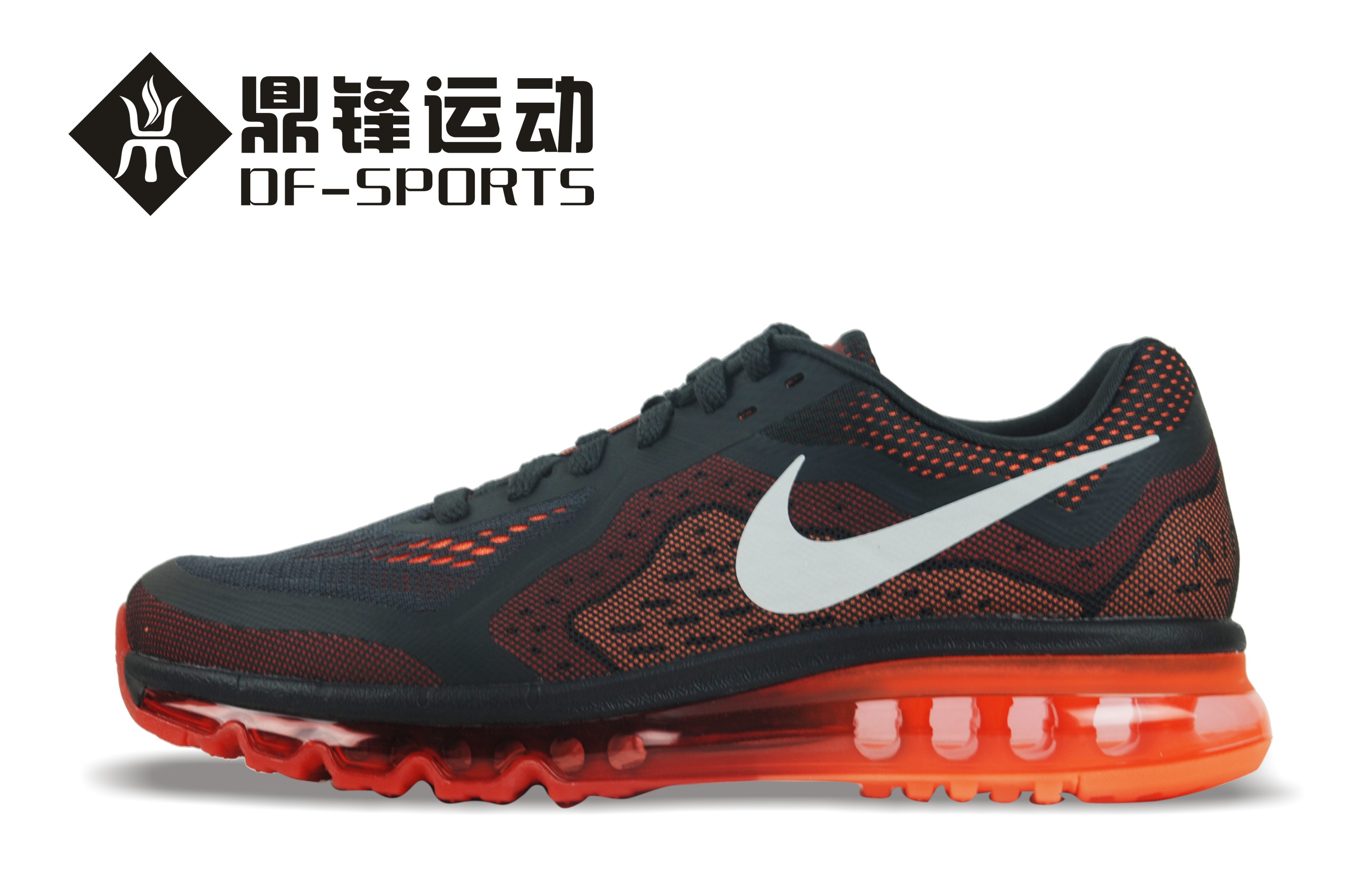 耐克跑步鞋 nike 男鞋air max2014跑步鞋网面减震气垫鞋运动鞋621077