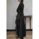 1996 Not Lovable Dark Niche Imitation Tiansi Satin Multi-layered Dangled Button Irregular Skirt 2025
