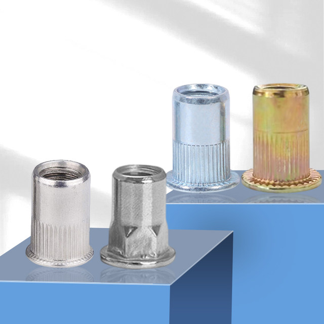 Simple tool flat head rivet nut stainless steel small countersunk head vertical grain Ram wire cap galvanized half hexagonal M3-M12