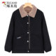 Woodpecker 2025 new winter cotton jacket large size mother jacket plus velvet thickened middle-aged and elderly cotton jacket top