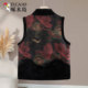 Woodpecker middle-aged and elderly women's Chinese-style vest plus velvet to keep warm, mother's style, grandma's new Chinese style vest jacket