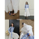 Wide color khaki A-line skirt pants wide-leg pants for women 2025 summer new ruffled nine-point casual pants