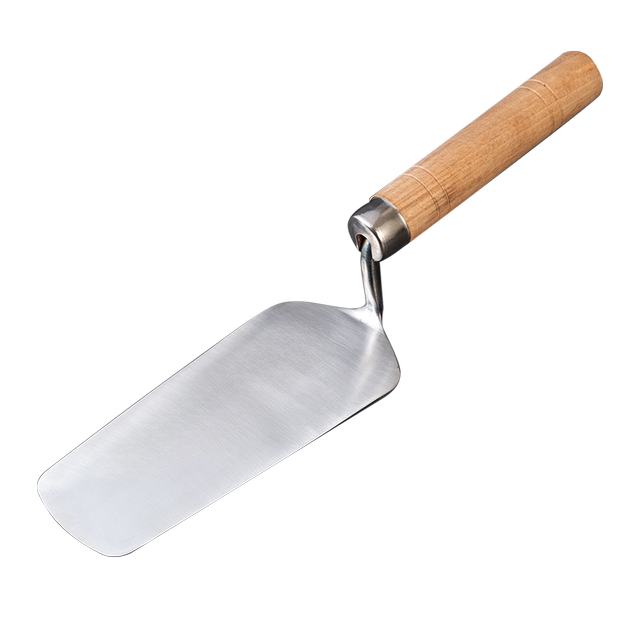 Stainless steel gray knife gray shovel plastering knife clay scrape the putty knife arc gray spoon tile all -in -one