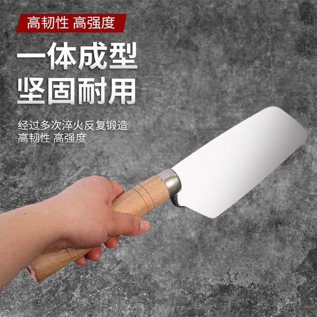 Stainless steel gray knife gray shovel plastering knife clay scrape the putty knife arc gray spoon tile all -in -one