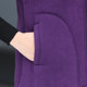 Middle -aged and elderly women's clothing autumn and winter velvet vests mothers plus velvet thickened large -size fleece horses clamping shoulder jacket vest