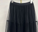 33016 European fashion versatile mid-length rear gauze skirt skirt cake skirt slimming new spring 2025
