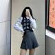 
Short skirt and women's 2025 Spring and Autumn New High Waist Small A-line Skirt Temperament Sweet and Versatile Pleated Skirt