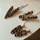 Autumn and winter new brown leopard print hairpin bangs clip broken hair side clip temperament versatile autumn and winter new side clip hairpin