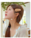 Zhao Lusi's same style lamb hair letter hair clip bangs clip side forehead broken hair clip hair accessories plush hair clip