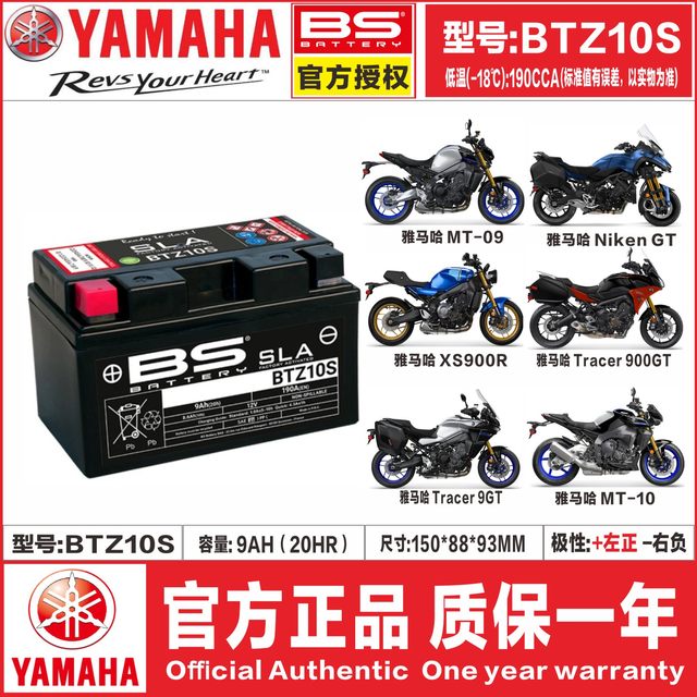 Suitable for Yamaha NMAX155 NVX155 XMAX300 NMAX155 MT03 R3 R25 battery