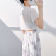 2025 Han Chunxia Sunscreen Clothes Silk Short Sleeve Small Shawl Women's Mulberry Silk Short Jacket Short Vest Cardigan