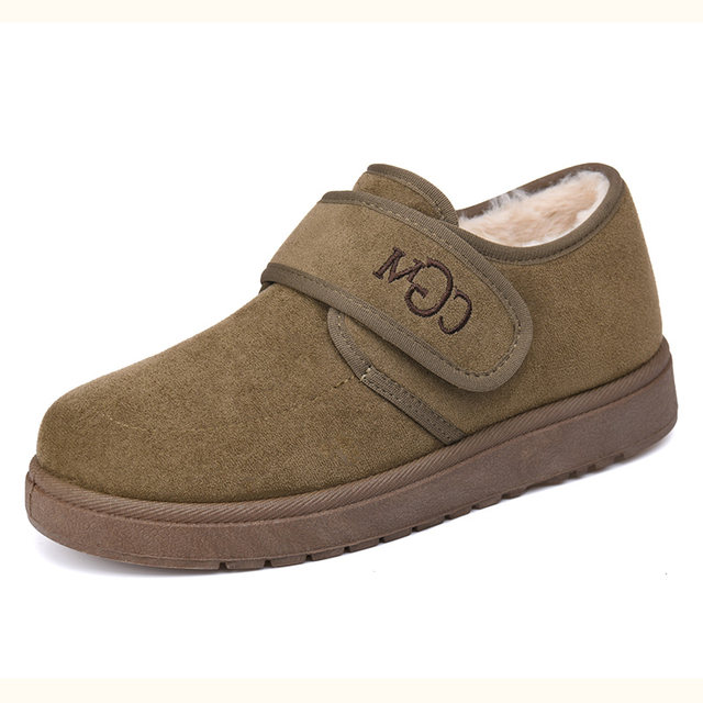 
Winter old Beijing cotton shoes for women plus velvet to keep warm and cold-proof mother's shoes thickened anti-ski ground boots soft-soled women's short boots