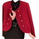 European simple wool coat for women's winter clothes 2024 new style slim and fashionable short plus cotton thin wool coat