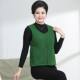New autumn and winter style plus velvet vest for women with fermented horse clip jacket fleece vest middle-aged and elderly mothers wear large size shoulder