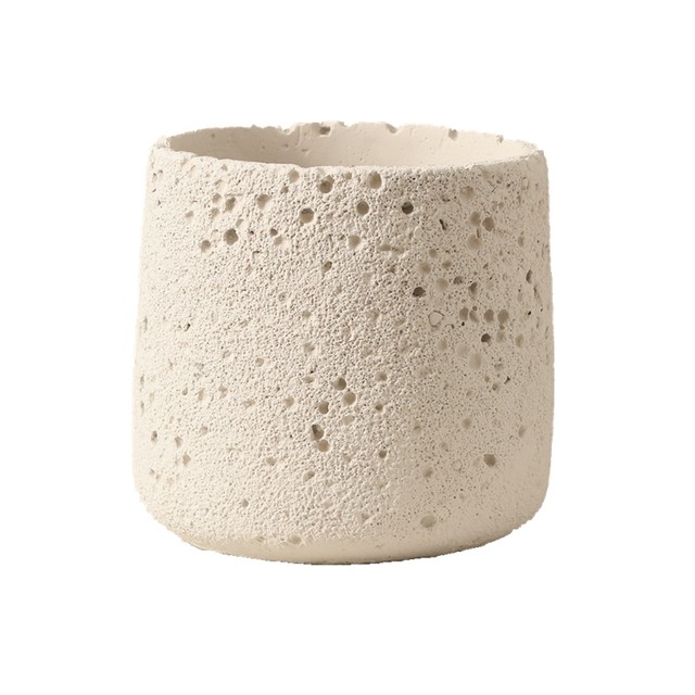 Export simple creative personality large-diameter cement flower pot Internet celebrity green plant potted green radish succulent wabi-sabi flower pot