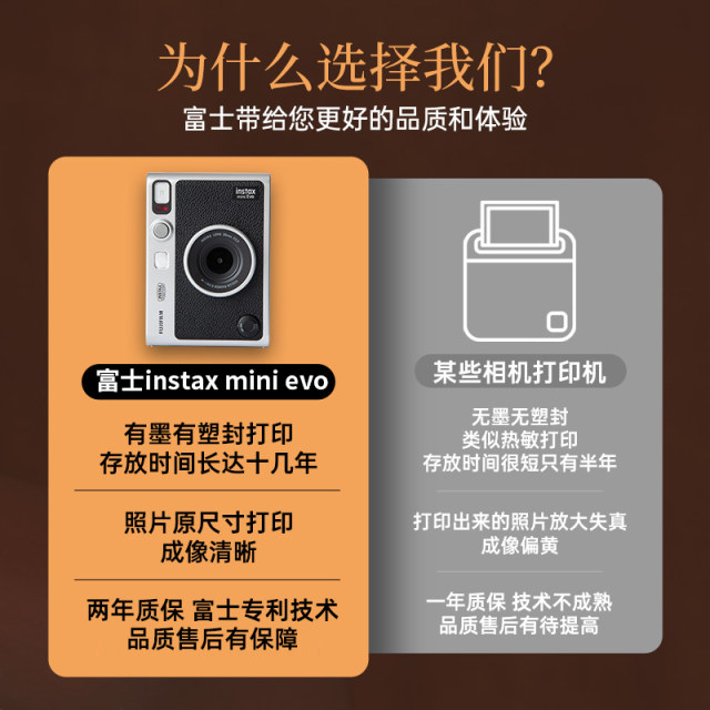 Brand new Fuji instax instant mini evo/90/mini70 retro photo printer