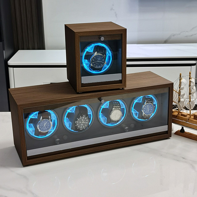 Table rocker mechanical watch household self-oscillating device rotary table automatic rocking device rotating winding watch box watch storage box