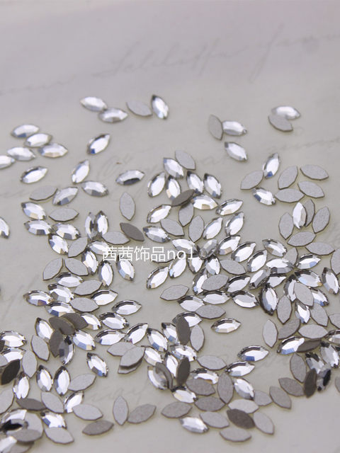 Shijia rhinestone 2200 mini flat bottom horse eye Austrian manicure jewelry drill handmade DIY Huazi pile drill 4*2mm