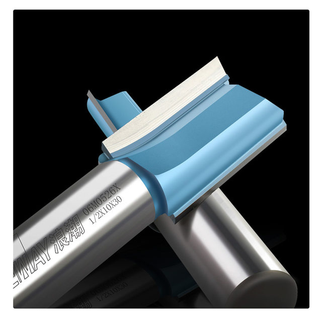 Inspur Woodworking Tools Industrial Grade Metric Straight Knife Engraving Machine Double-Edge Trimming Knife Artificial Panel Cutting Slotting Milling Cutter