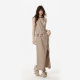 4muggle original design early spring new painter temperament long skirt one shoulder pleated pure desire dress for women looking thin