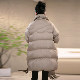 
2025 winter middle-aged and elderly mothers' down jacket women's winter thickened and warm loose large size belly-covering coat