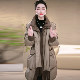 
2025 winter middle-aged and elderly mothers' down jacket women's winter thickened and warm loose large size belly-covering coat