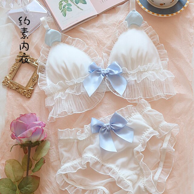 Princess Yosu Cat ~ Sweet and cute, soft, cute cat ear cat underwear girl Japanese pure desire, no steel ring, comfortable