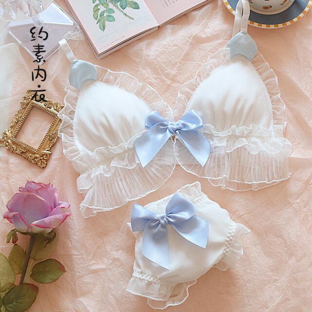 Princess Yosu Cat ~ Sweet and cute, soft, cute cat ear cat underwear girl Japanese pure desire, no steel ring, comfortable
