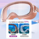 Swimming goggles myopia high-definition anti-fog waterproof ladies large frame swimming glasses men's swimming goggles with degree diving equipment