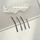 Curved one-shaped clip black steel bangs side clip broken hair clip headdress hair clip women's wire simple small
